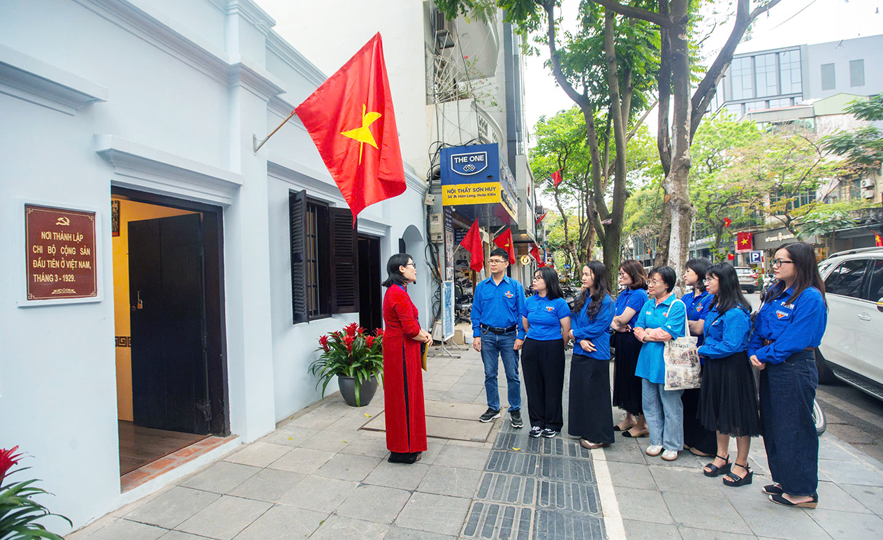 Casa 5D en calle de Ham Long, donde se fundó la primera célula comunista en Vietnam